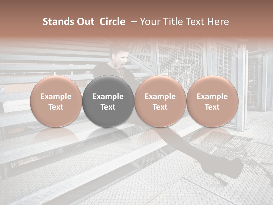 Woman Model Elegance PowerPoint Template