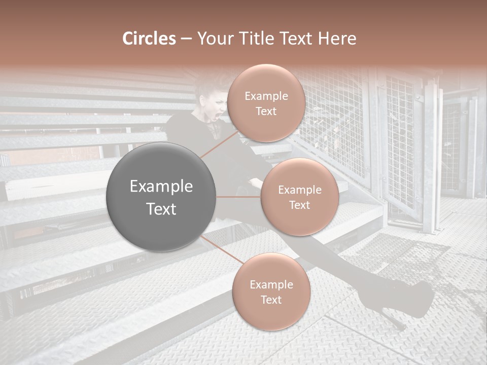 Woman Model Elegance PowerPoint Template