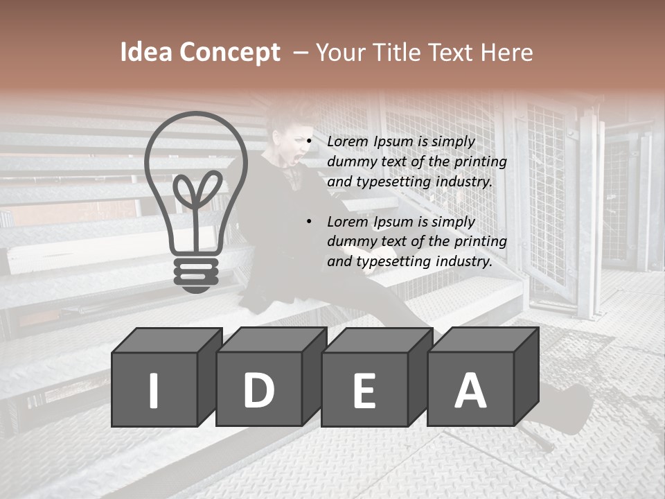 Woman Model Elegance PowerPoint Template