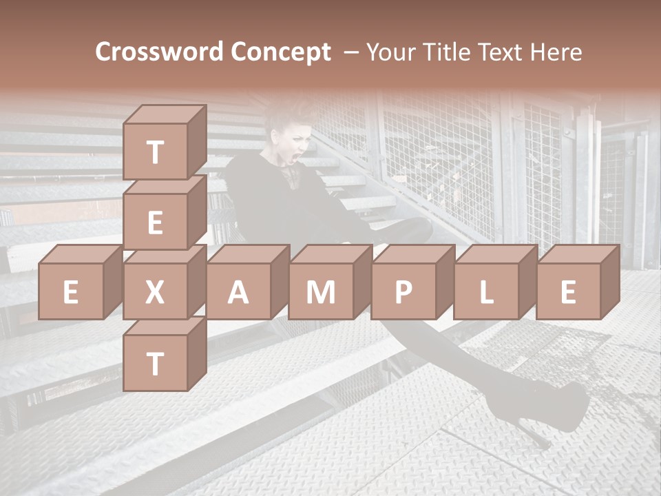 Woman Model Elegance PowerPoint Template