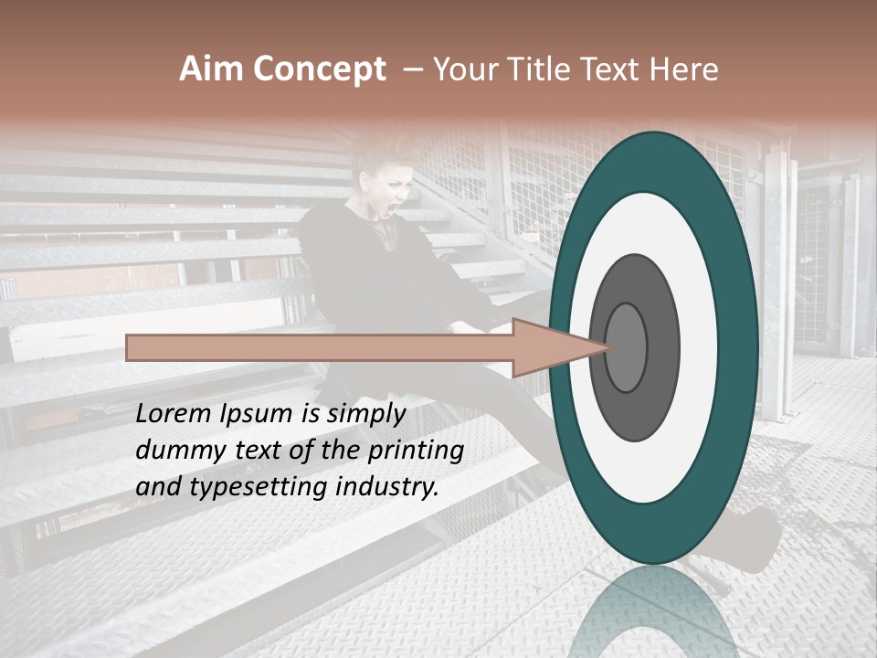 Woman Model Elegance PowerPoint Template