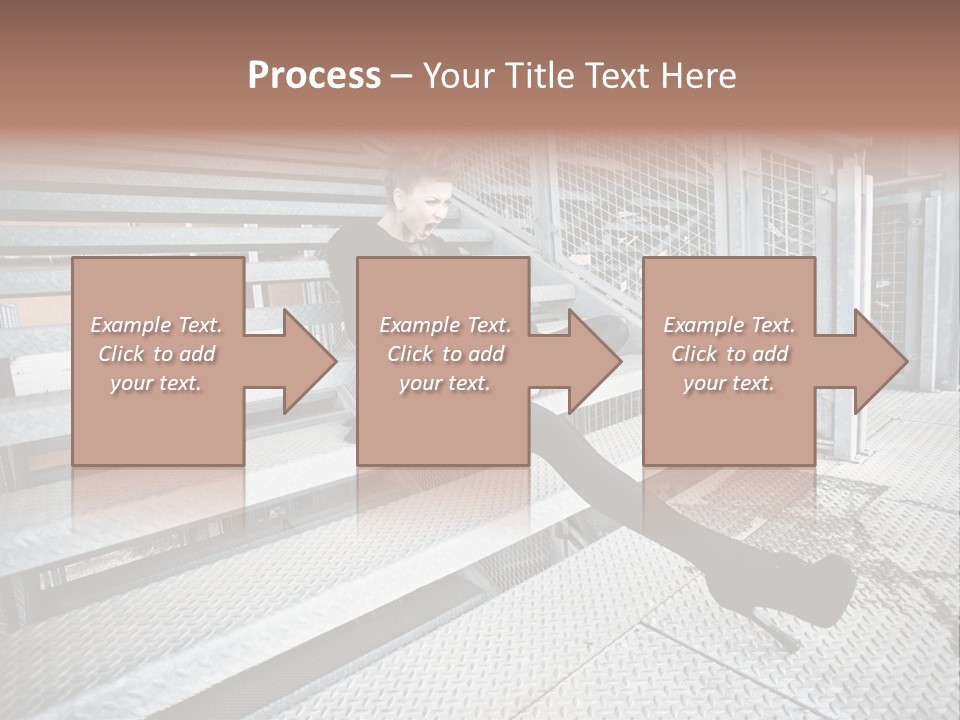 Woman Model Elegance PowerPoint Template