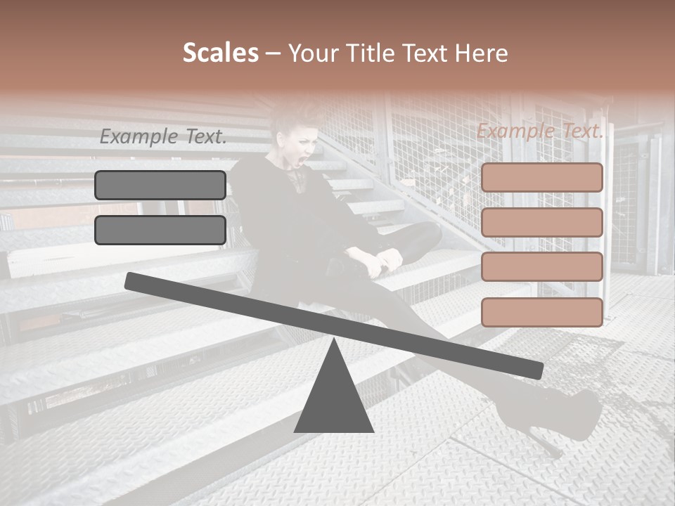Woman Model Elegance PowerPoint Template