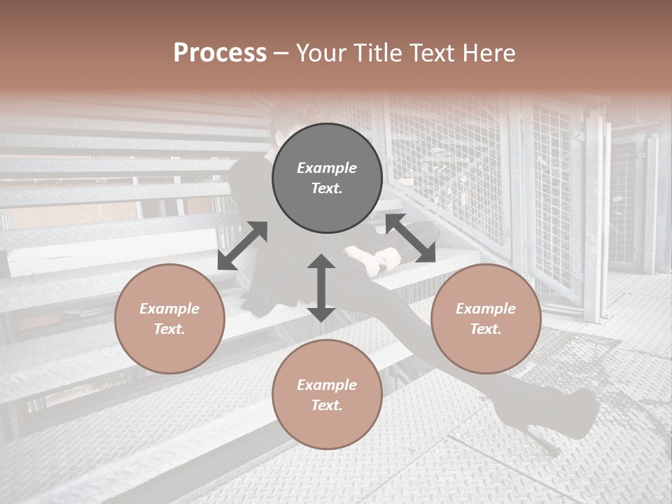 Woman Model Elegance PowerPoint Template