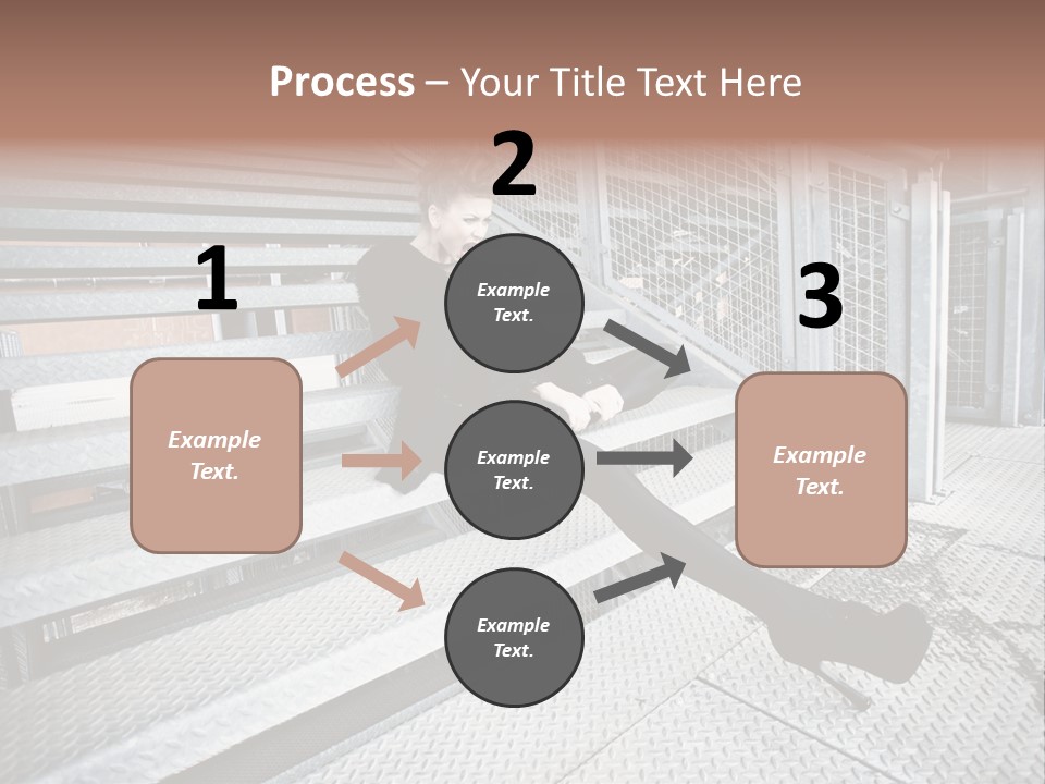 Woman Model Elegance PowerPoint Template