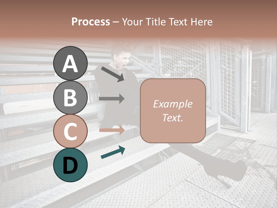 Woman Model Elegance PowerPoint Template