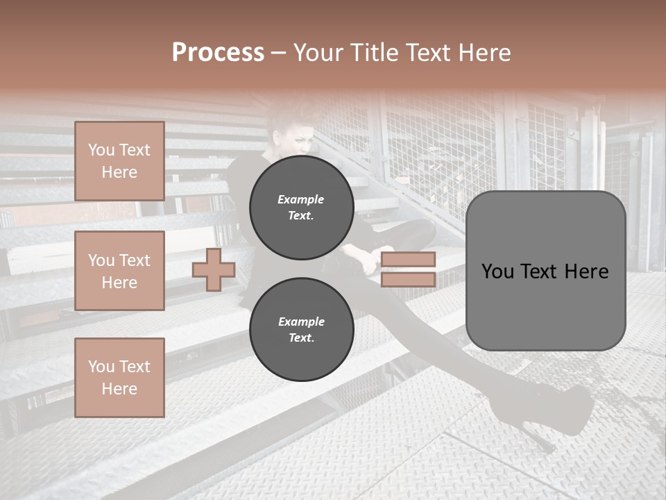 Woman Model Elegance PowerPoint Template