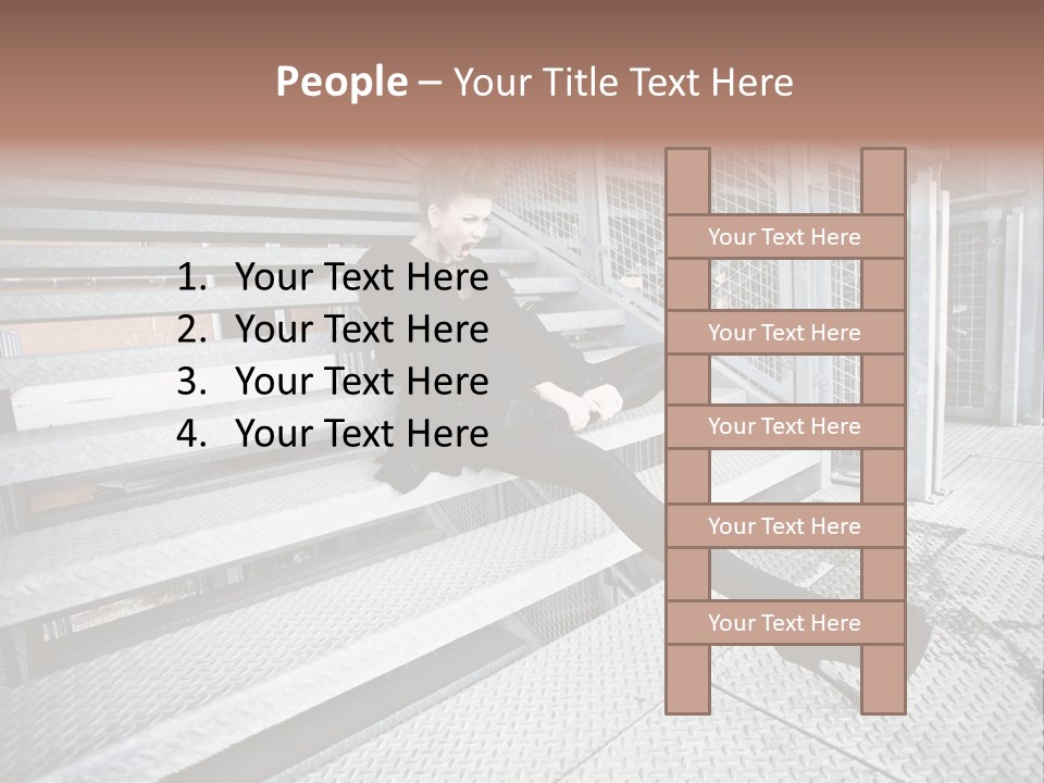 Woman Model Elegance PowerPoint Template