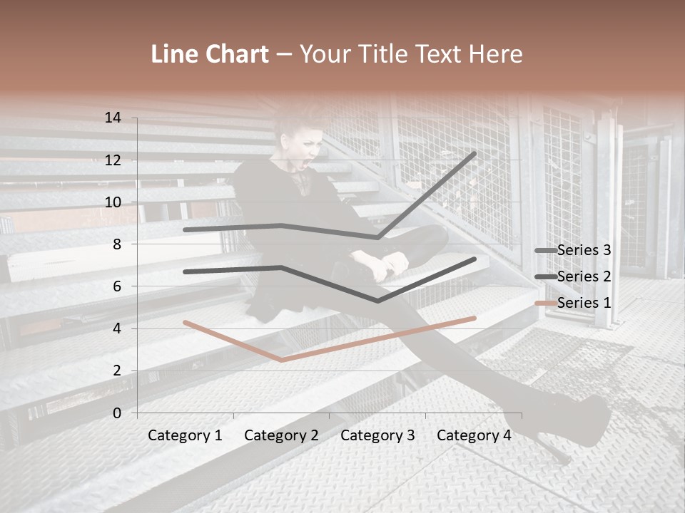 Woman Model Elegance PowerPoint Template