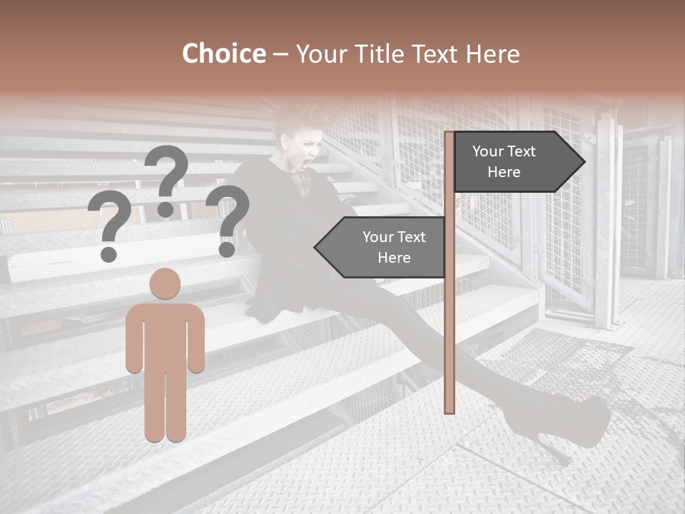 Woman Model Elegance PowerPoint Template