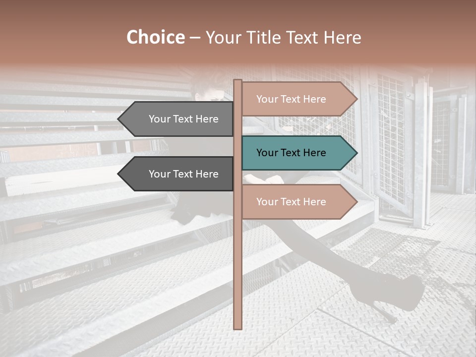 Woman Model Elegance PowerPoint Template