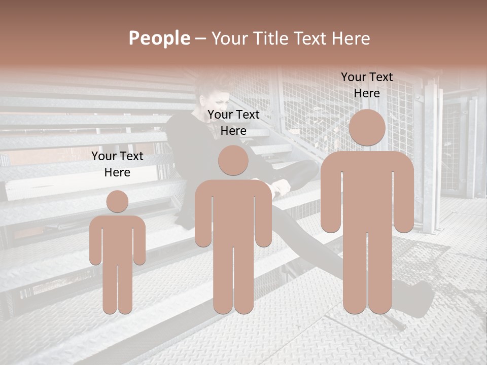 Woman Model Elegance PowerPoint Template