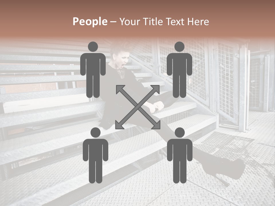 Woman Model Elegance PowerPoint Template