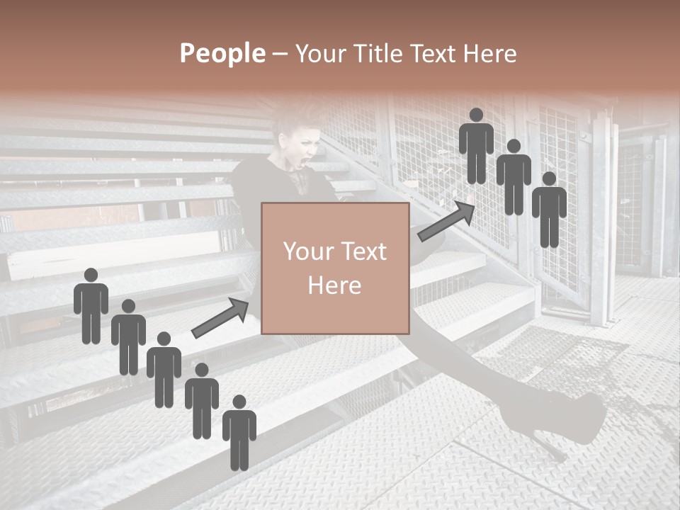 Woman Model Elegance PowerPoint Template