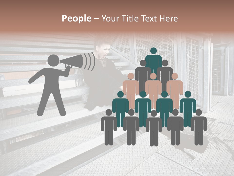 Woman Model Elegance PowerPoint Template