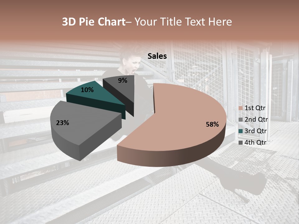 Woman Model Elegance PowerPoint Template