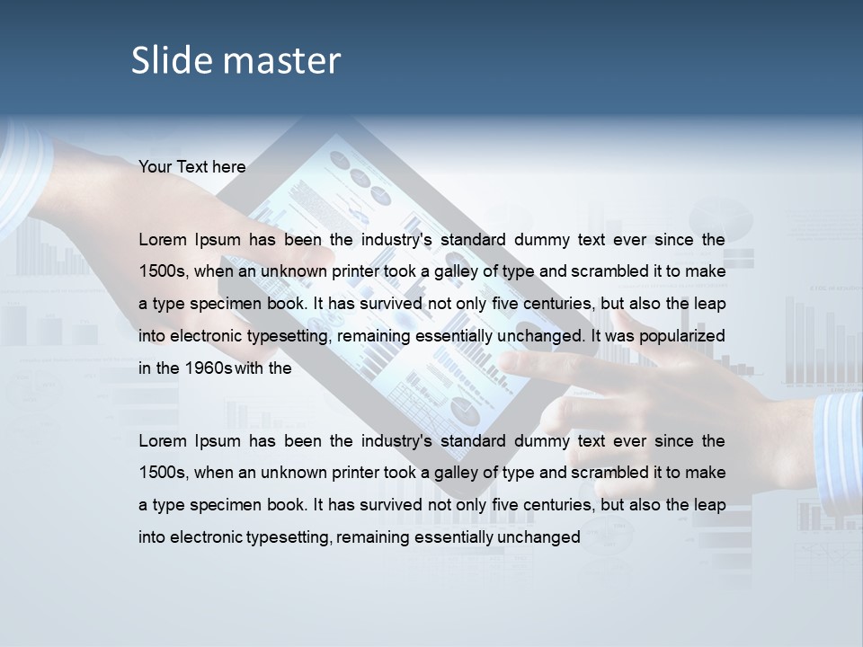 Money Advertising Economic PowerPoint Template