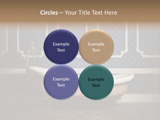 Bathtub Retro Interiors PowerPoint Template