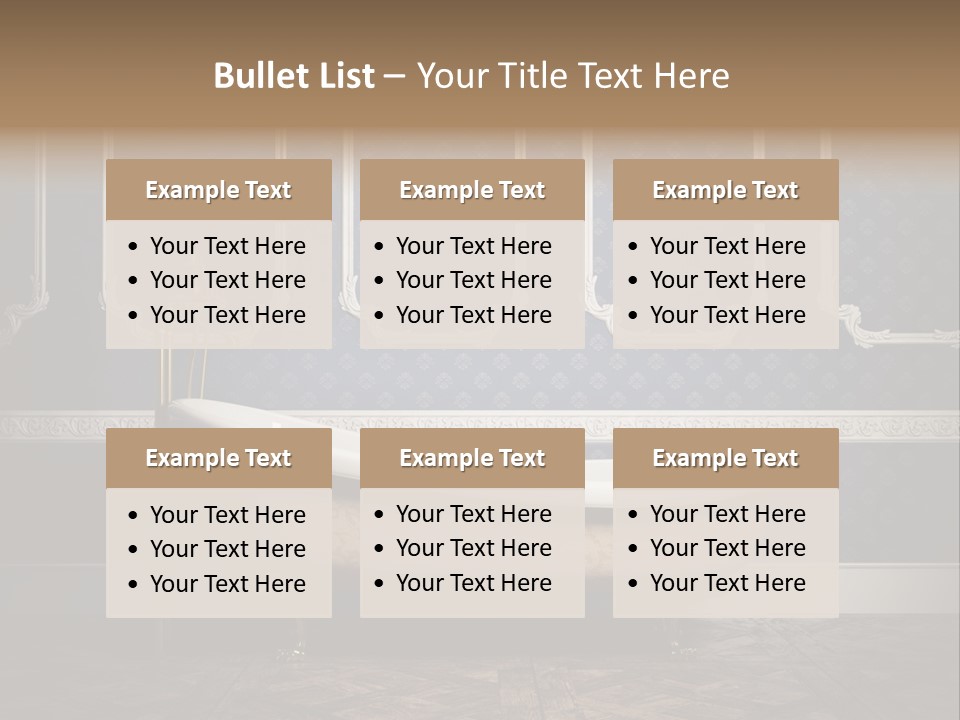 Bathtub Retro Interiors PowerPoint Template