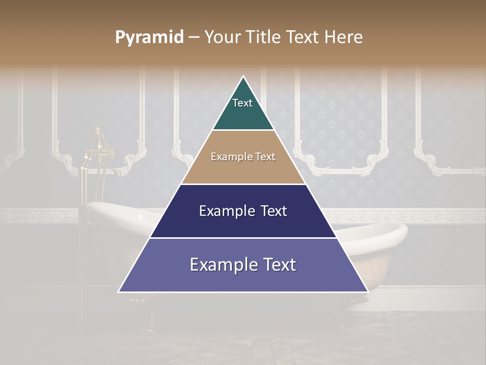 Bathtub Retro Interiors PowerPoint Template