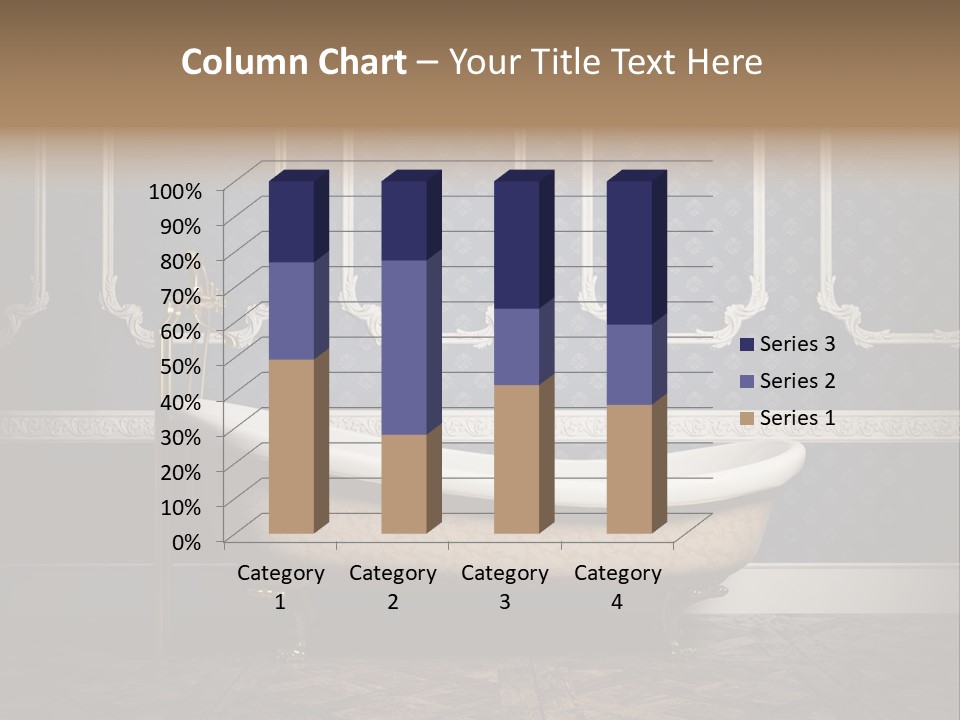 Bathtub Retro Interiors PowerPoint Template