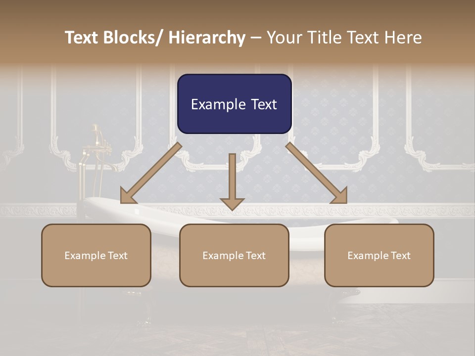 Bathtub Retro Interiors PowerPoint Template