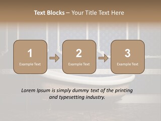 Bathtub Retro Interiors PowerPoint Template