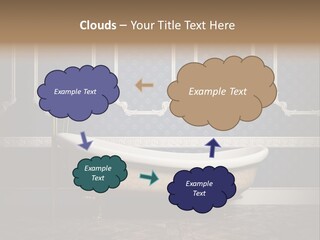 Bathtub Retro Interiors PowerPoint Template