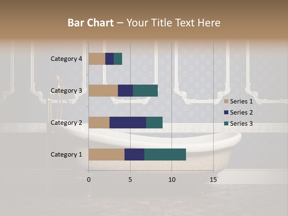 Bathtub Retro Interiors PowerPoint Template