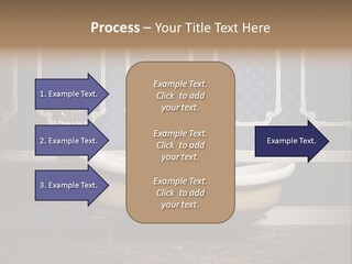 Bathtub Retro Interiors PowerPoint Template