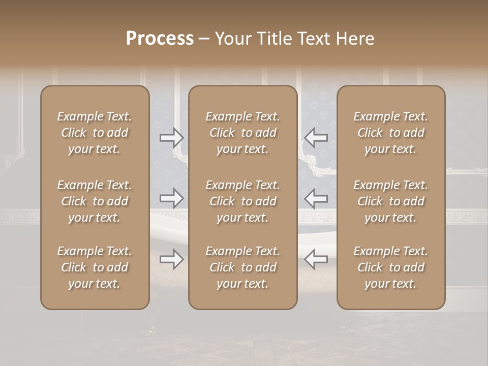 Bathtub Retro Interiors PowerPoint Template