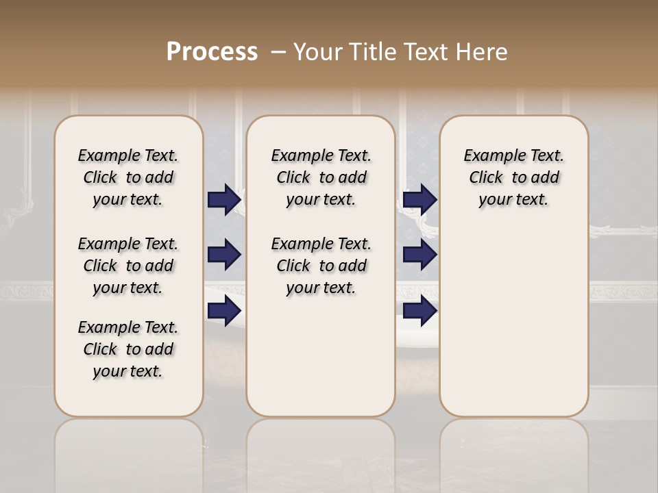 Bathtub Retro Interiors PowerPoint Template