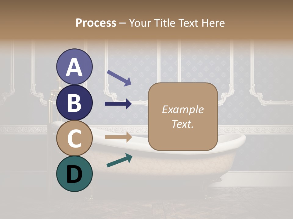 Bathtub Retro Interiors PowerPoint Template
