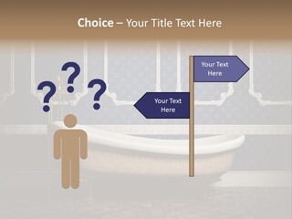 Bathtub Retro Interiors PowerPoint Template