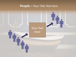 Bathtub Retro Interiors PowerPoint Template