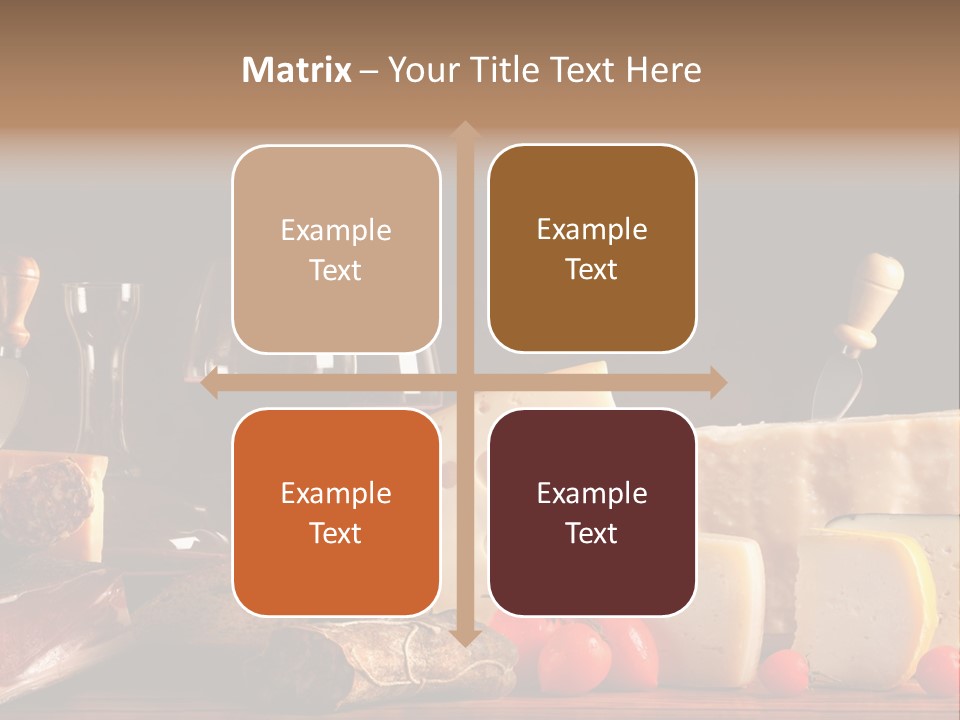 Food Cholesterol Bar PowerPoint Template