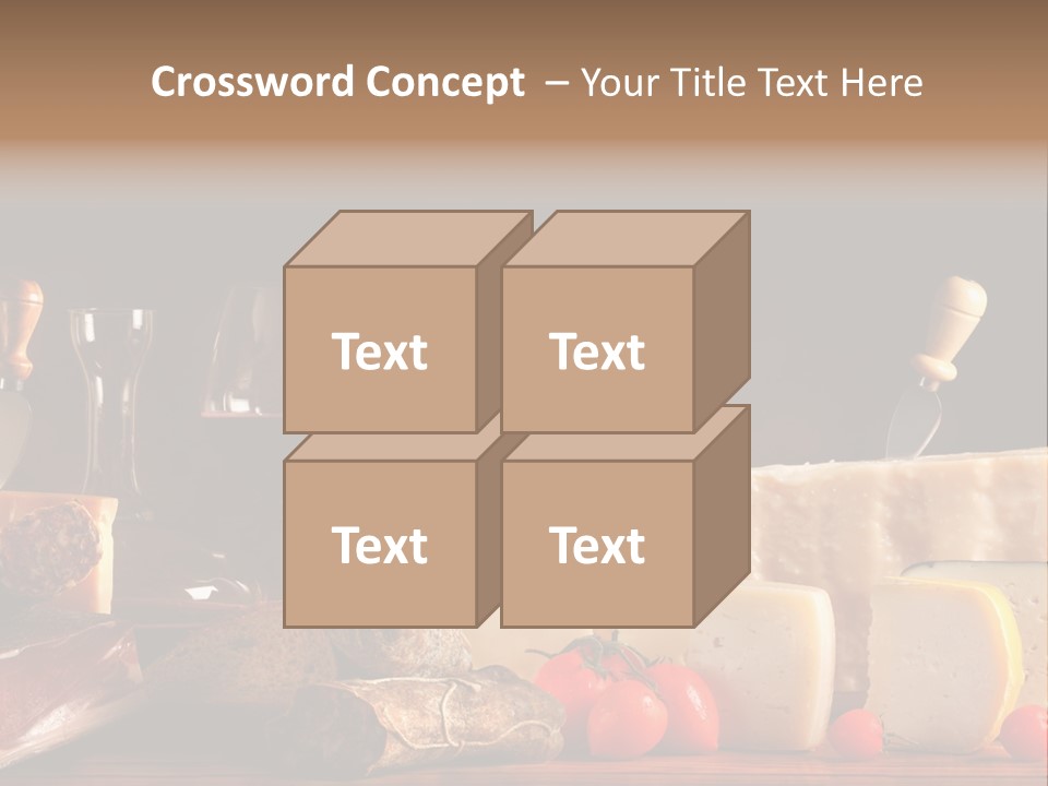 Food Cholesterol Bar PowerPoint Template