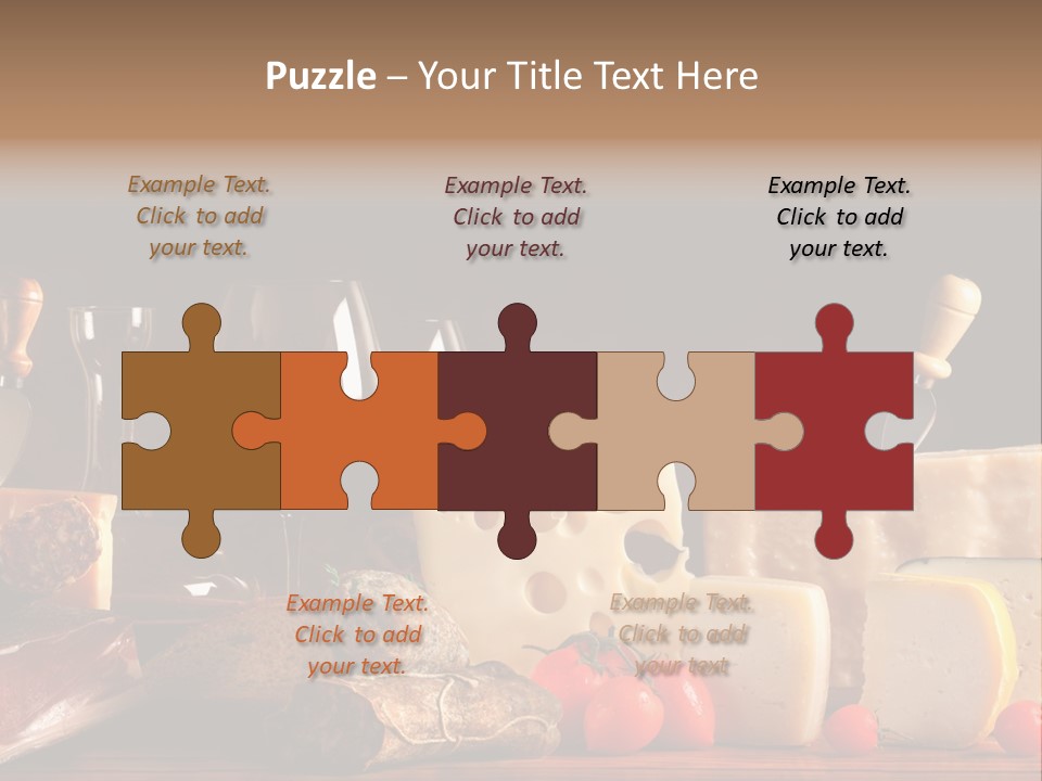 Food Cholesterol Bar PowerPoint Template