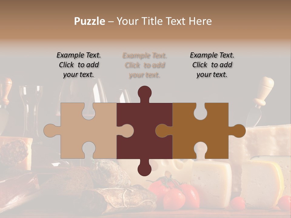 Food Cholesterol Bar PowerPoint Template