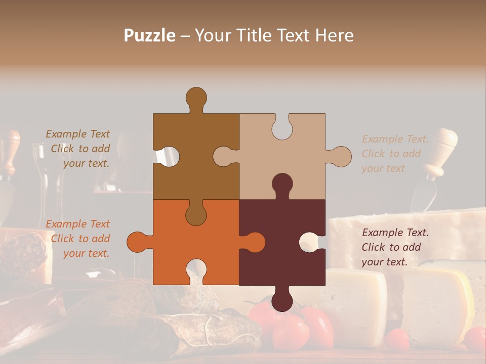 Food Cholesterol Bar PowerPoint Template