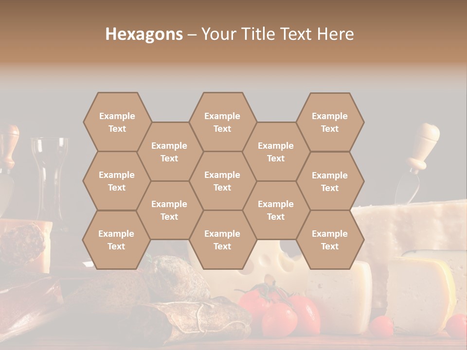 Food Cholesterol Bar PowerPoint Template