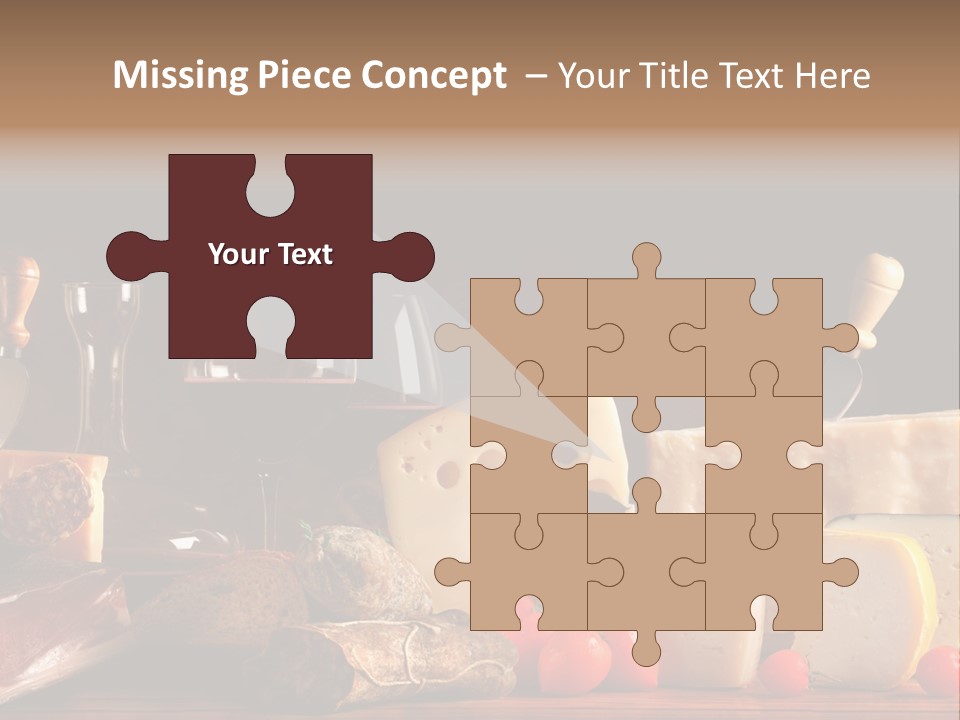 Food Cholesterol Bar PowerPoint Template