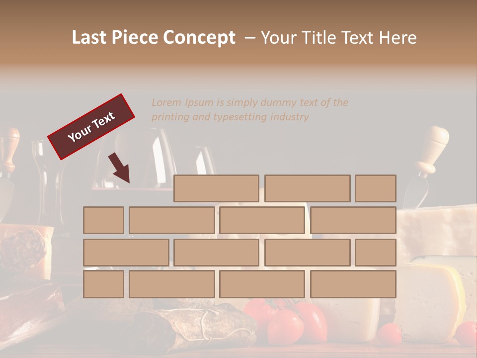 Food Cholesterol Bar PowerPoint Template