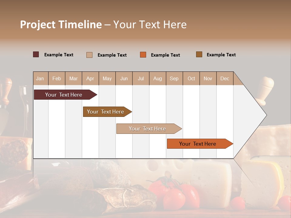 Food Cholesterol Bar PowerPoint Template