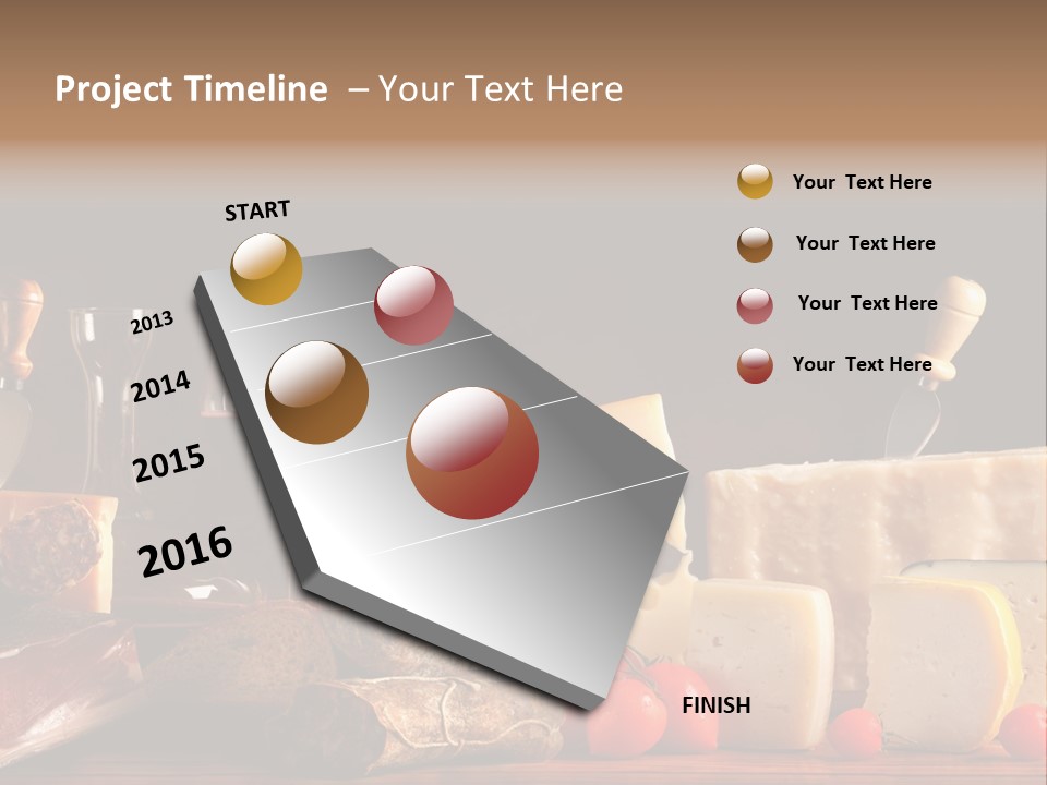 Food Cholesterol Bar PowerPoint Template