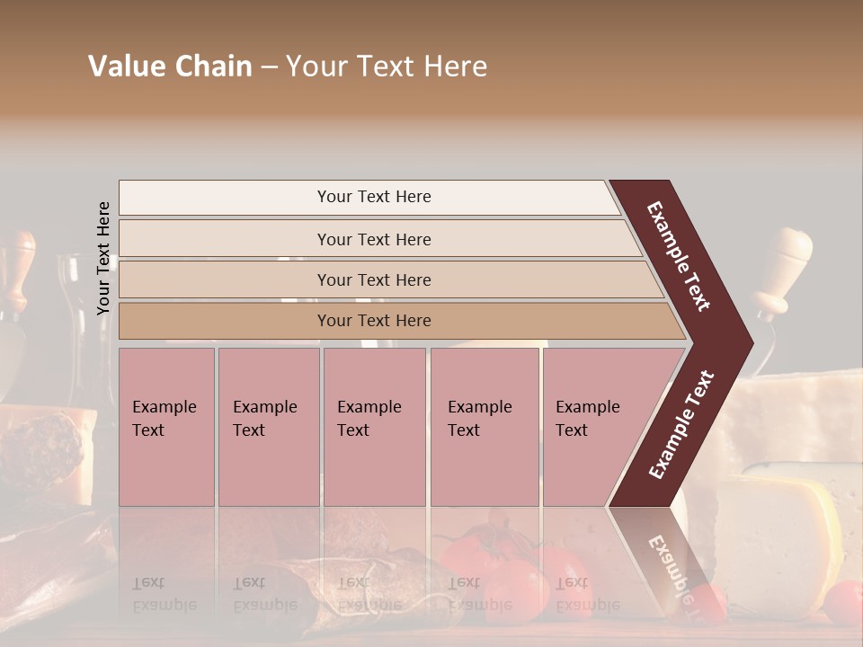Food Cholesterol Bar PowerPoint Template