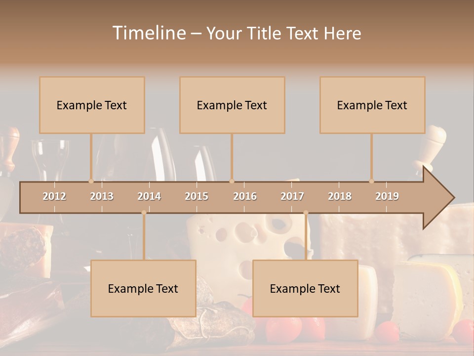 Food Cholesterol Bar PowerPoint Template