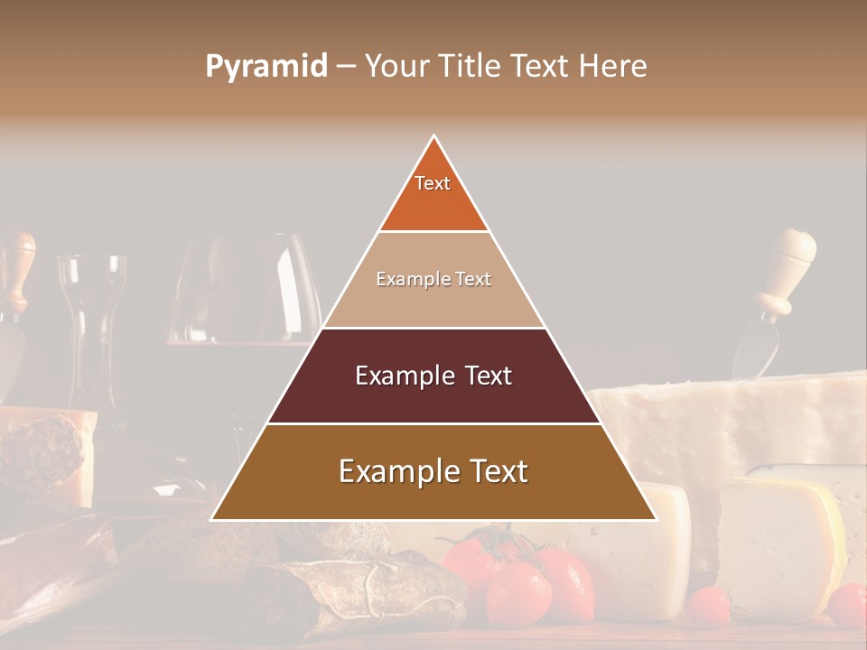 Food Cholesterol Bar PowerPoint Template
