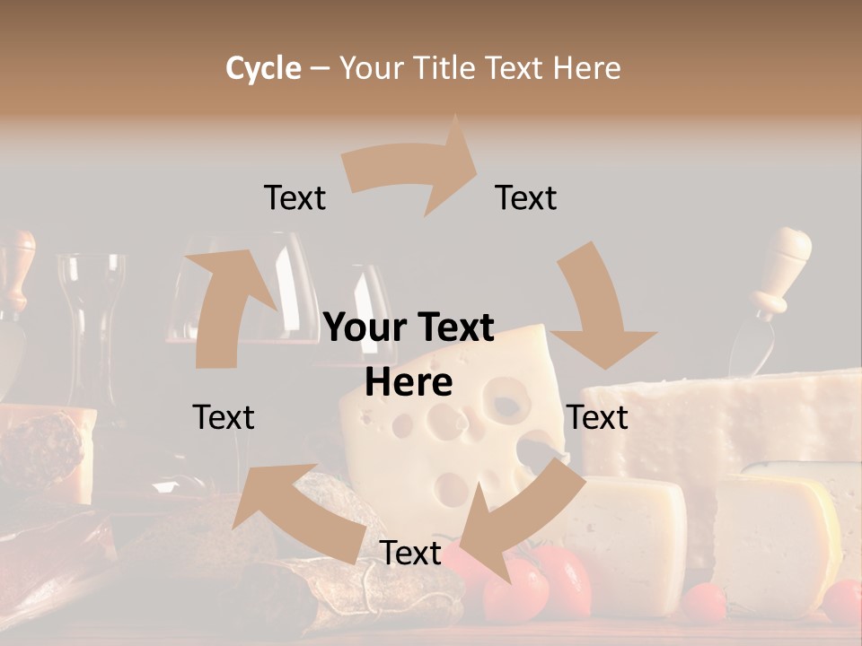 Food Cholesterol Bar PowerPoint Template