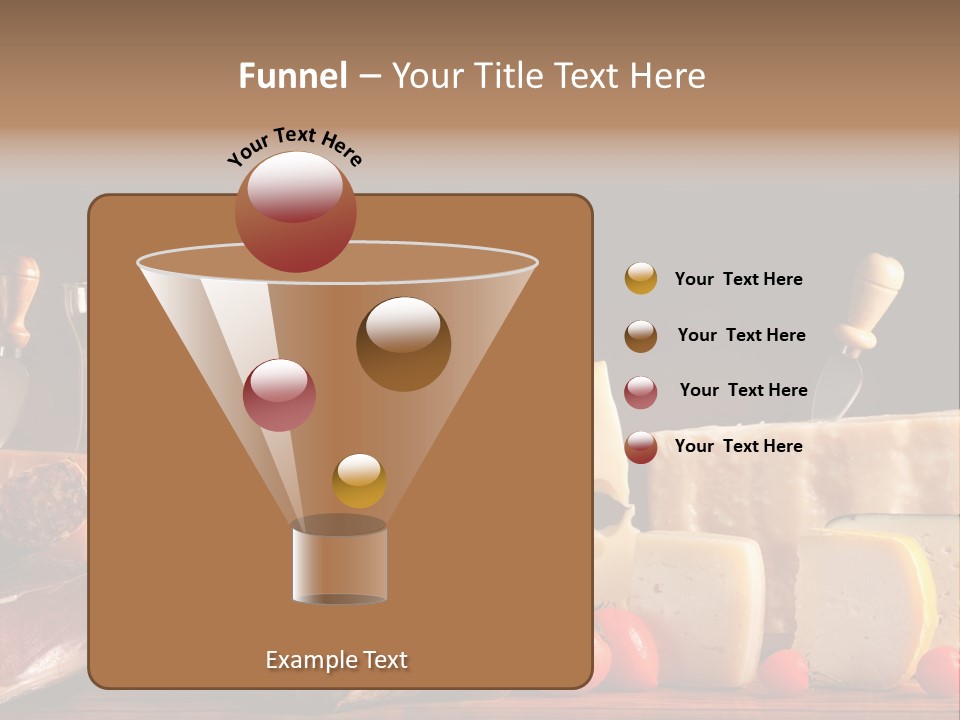 Food Cholesterol Bar PowerPoint Template